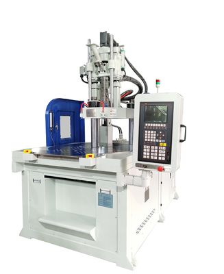 Rotary Table Vertical Plastic Injection Molding Machine 55T Clamping Force
