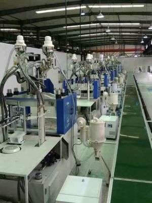 30mm Screw Diameter Multi Color Vertical Plastic Injection Molding Machine JTT-550 2V-3R