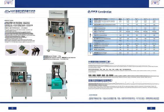 Hot Melt Low Pressure Injection Molding Machine JTT-100-DLZ For Manufacturing Plant