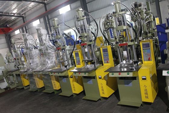 45T Robot Plastic Vertical Injection Moulding Machine With 45mm Ejector Stroke