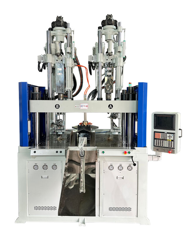 240ton Double Color / Material Injection Molding Machine Vertical For Handle