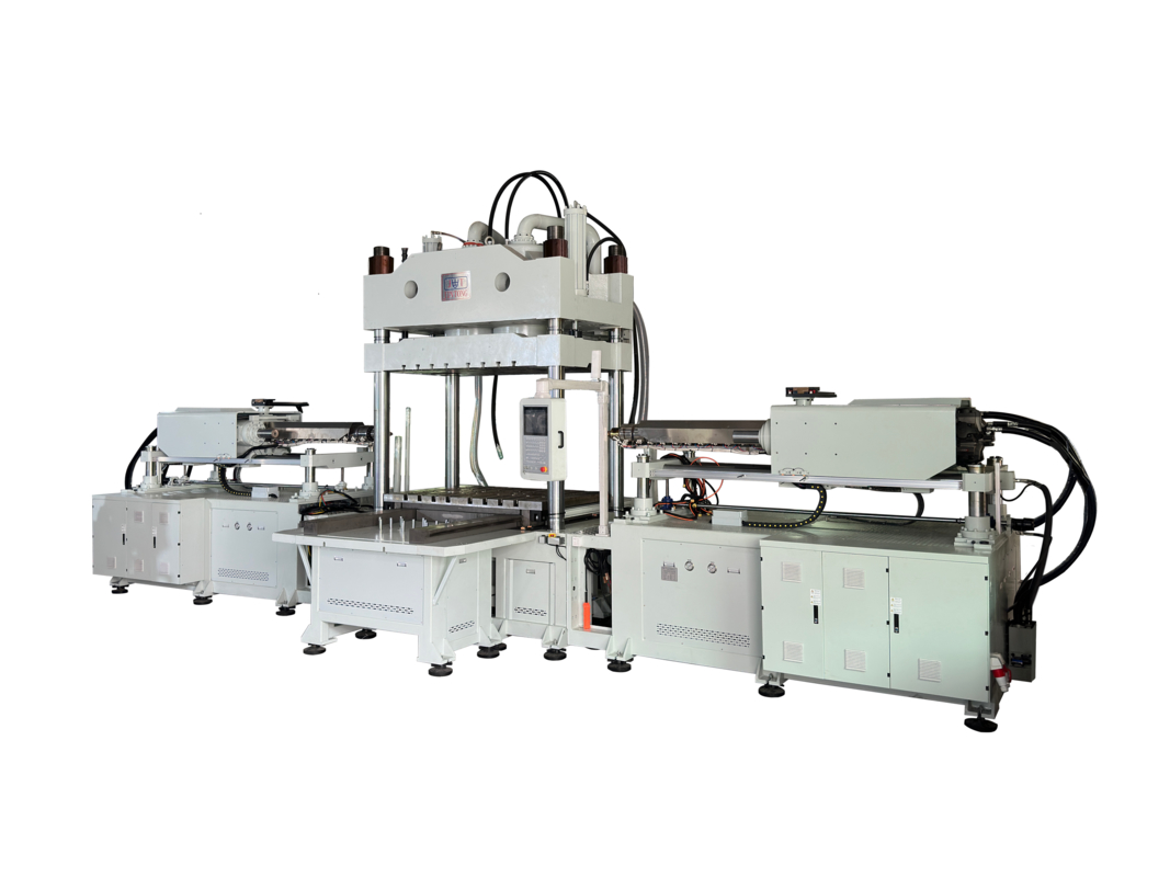 600T Two Color Vertical Clamping Horizontal Injection Molding Machine JTKR-6000D